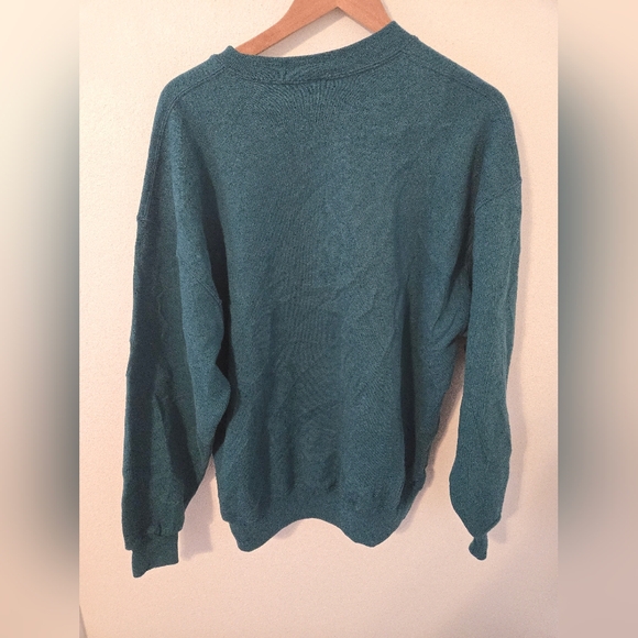 Vintage Jerzees Sweatshirt Horse Indigenous People Indians Mens XL 90s Embroider - Picture 2 of 7